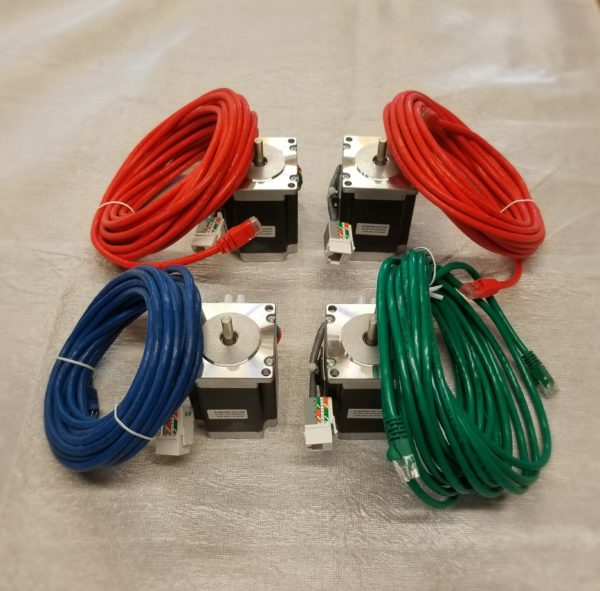 Nema 23 Motors and Cat5 cables